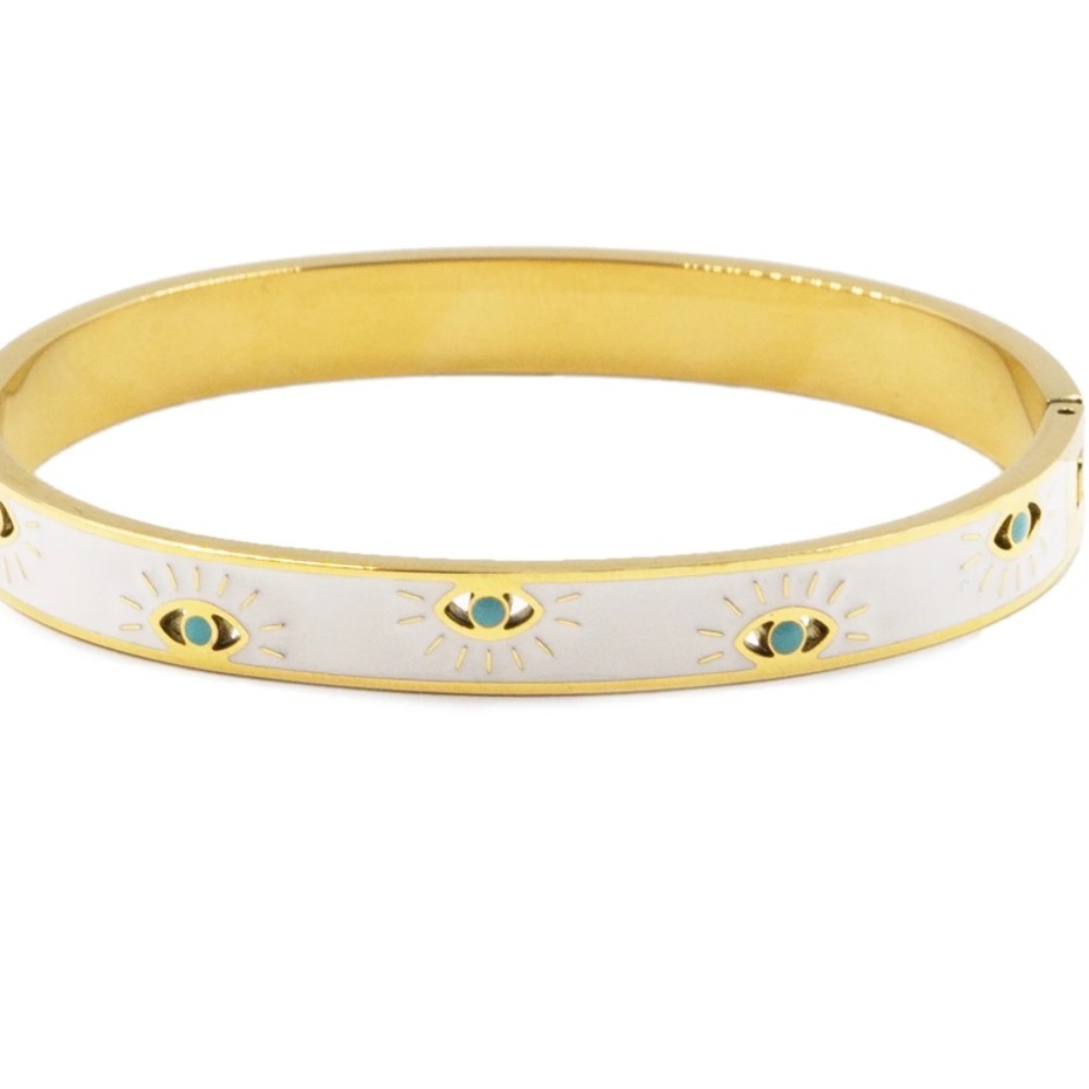 NWT! Kinsley Armelle Evil Eye Cuff Bracelet